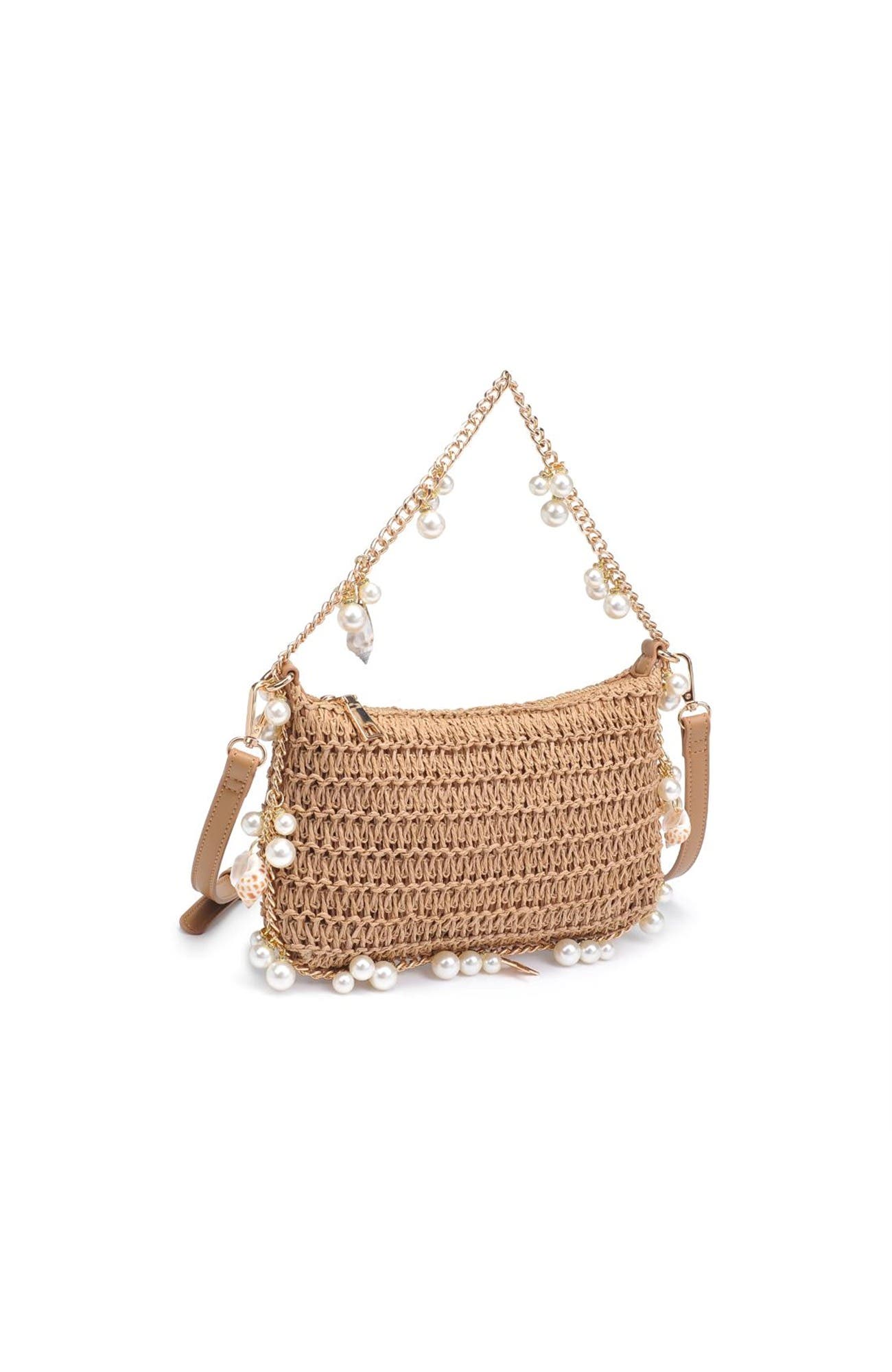 Steph Evening Bag, Alternate, color, Natural