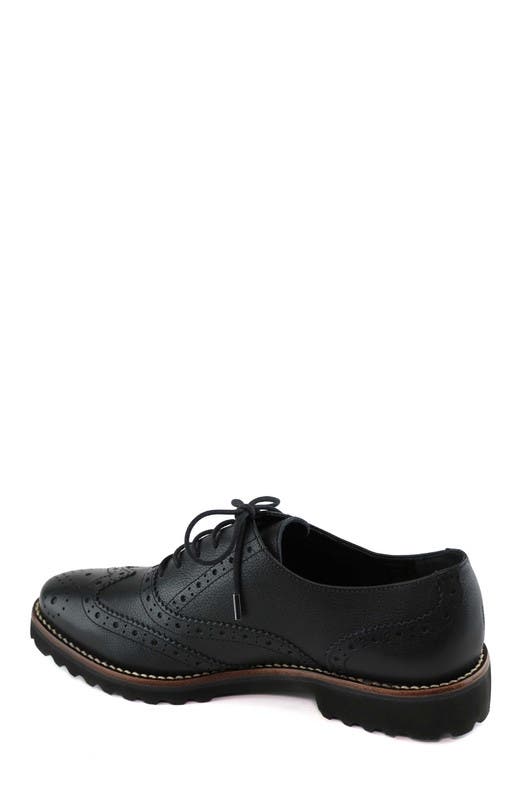 Marc Joseph New York Central Park West Leather Wingtip Oxford, Alternate, color, Black Mini Grainy