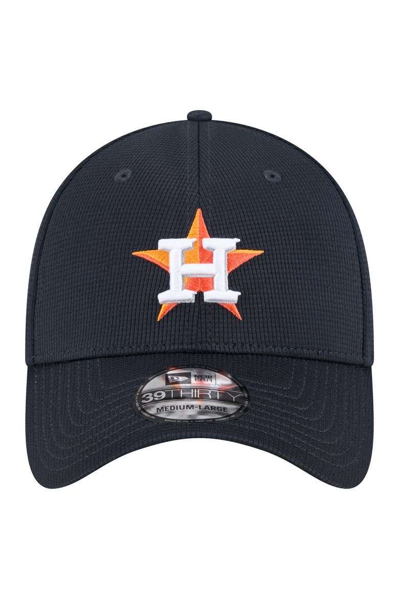 Men's New Era Navy Houston Astros Active Pivot 39THIRTY Flex Hat, Alternate, color, Navy