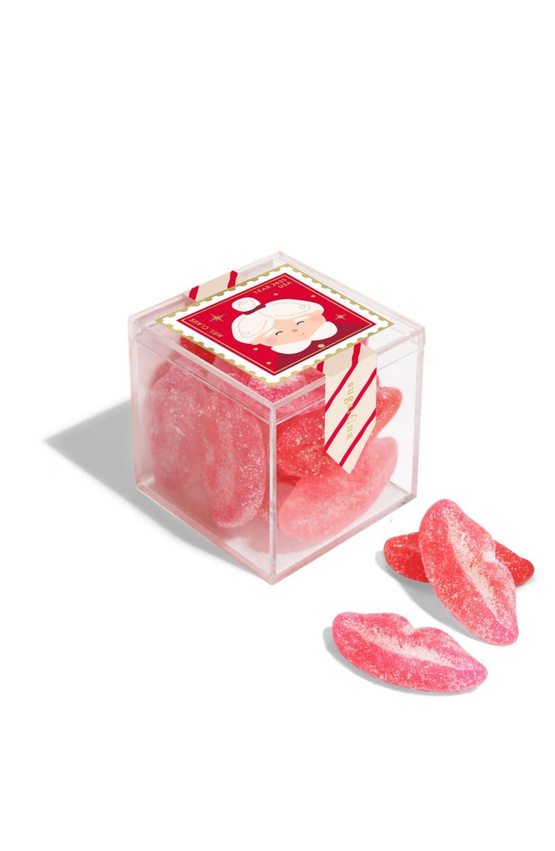 sugarfina Mrs. Claus Mistletoe Kisses Set of 4 Candy Cubes, Alternate, color, 