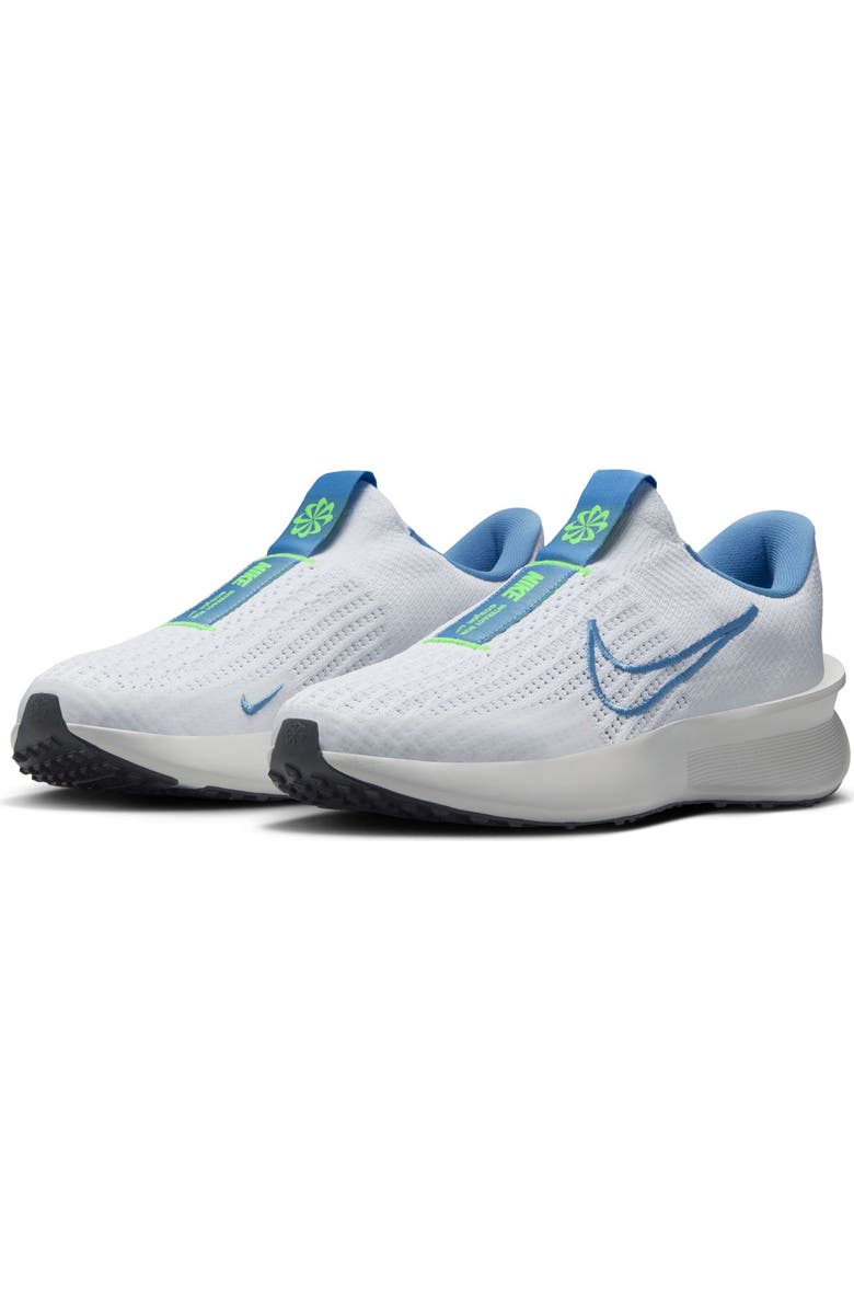 Nike Interact Run EasyOn Running Sneaker, Main, color, White /Blue Beyond