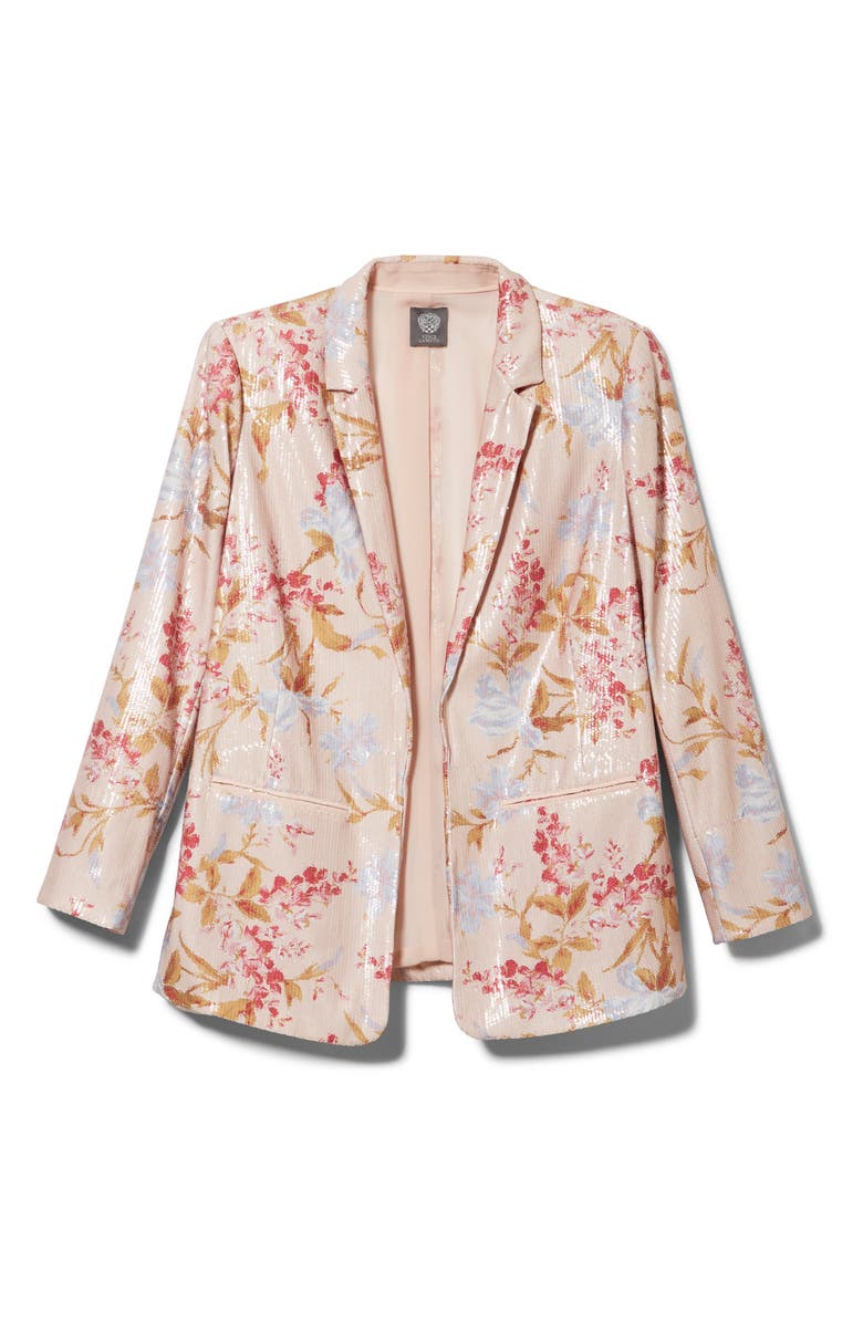 Vince Camuto Wildflower Sequin Blazer, Alternate, color, 