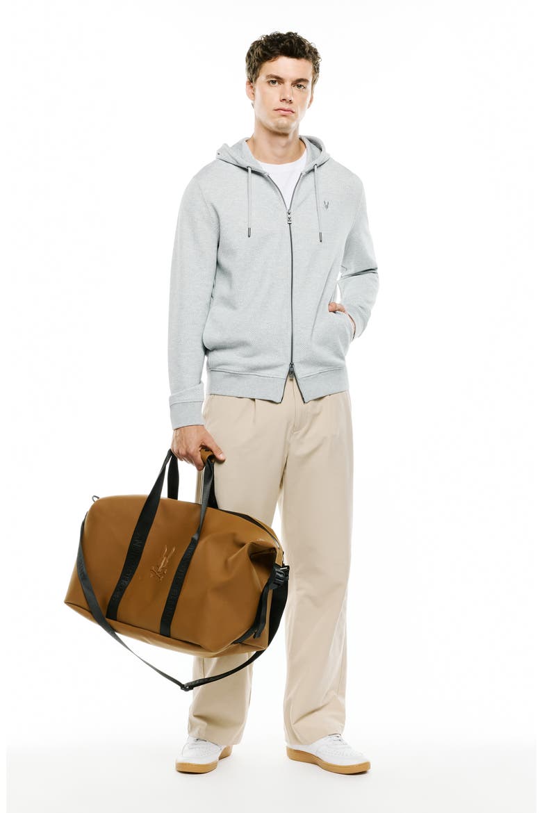 Marc Textured Full Zip Hoodie, Alternate, color, HEATHER ST