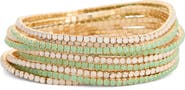 NORDSTROM RACK Set of 10 Sparkle Stretch Bracelets