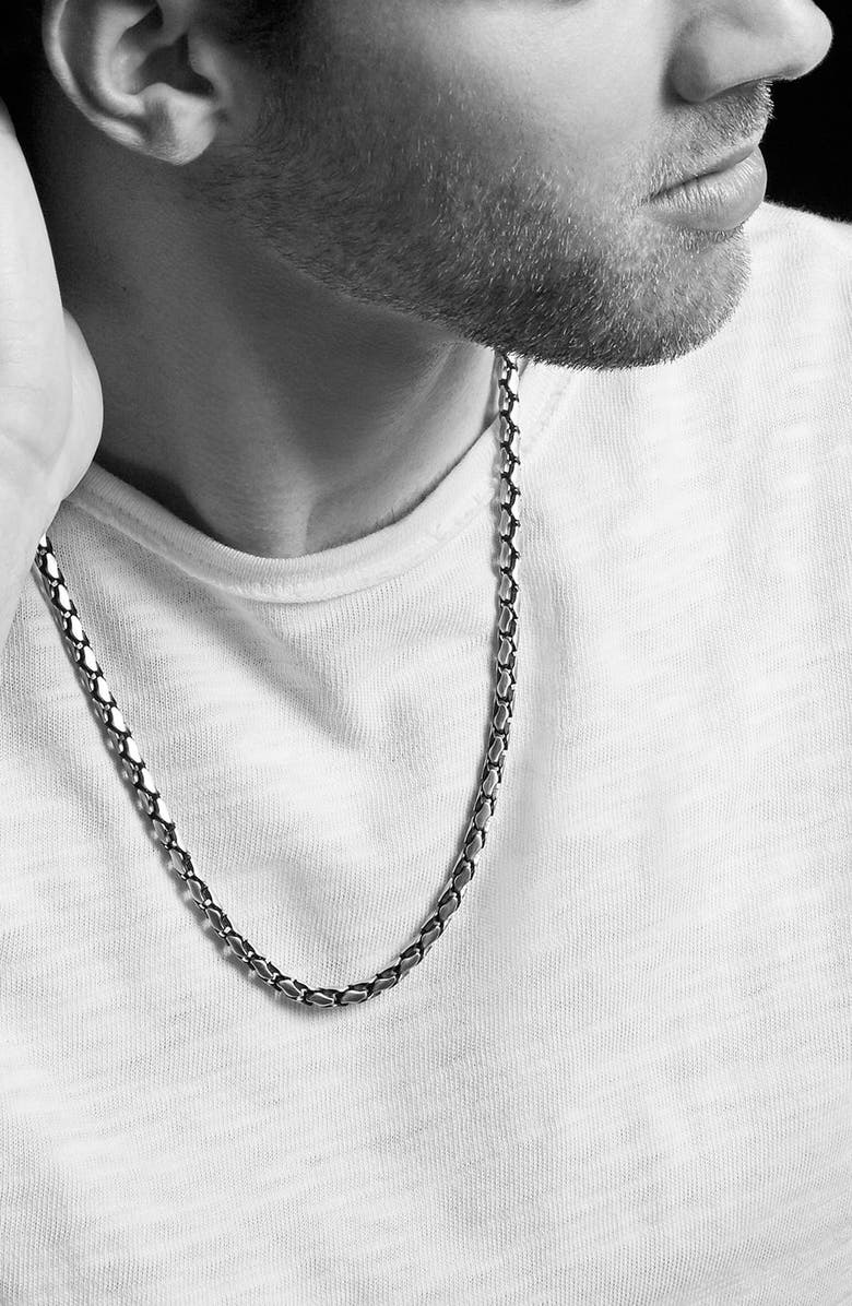 David Yurman Fluted Chain Necklace, Alternate, color, 