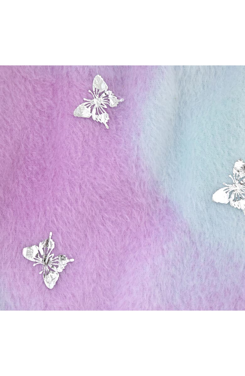 SLEEP ON IT Kids' Fleece Long Sleeve Pajamas & Eye Mask, Alternate, color, Purple