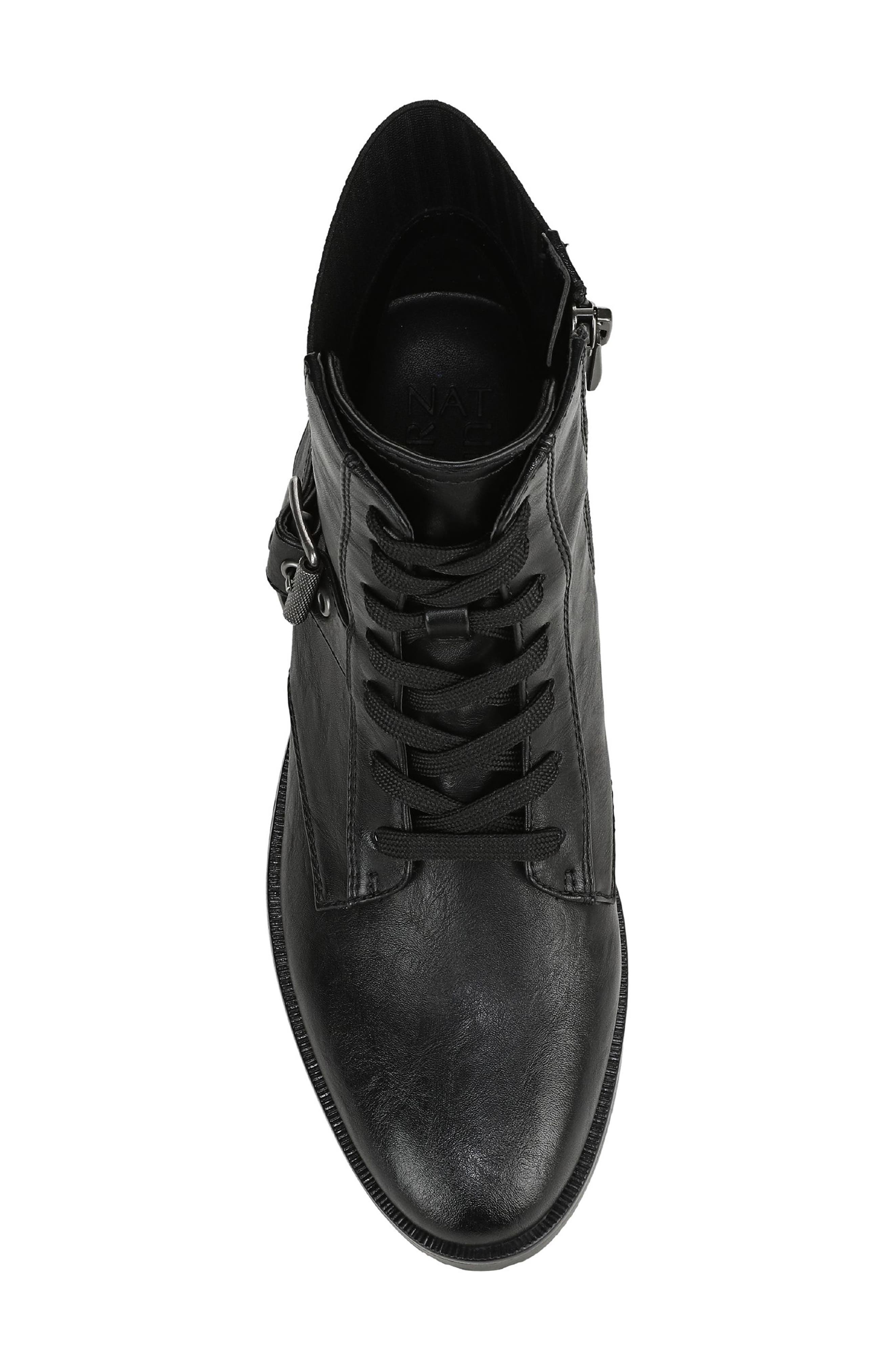 Naturalizer Teegan Boot, Alternate, color, Black Faux Leather