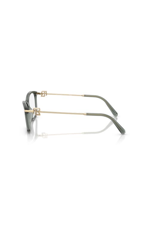 Ralph Lauren 53mm Butterfly Optical Glasses In Gray