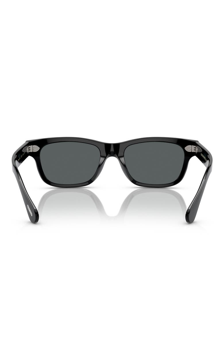 Rosson Sun 53mm Gradient Polarized Square Sunglasses, Alternate, color, BLACK POLARIZED