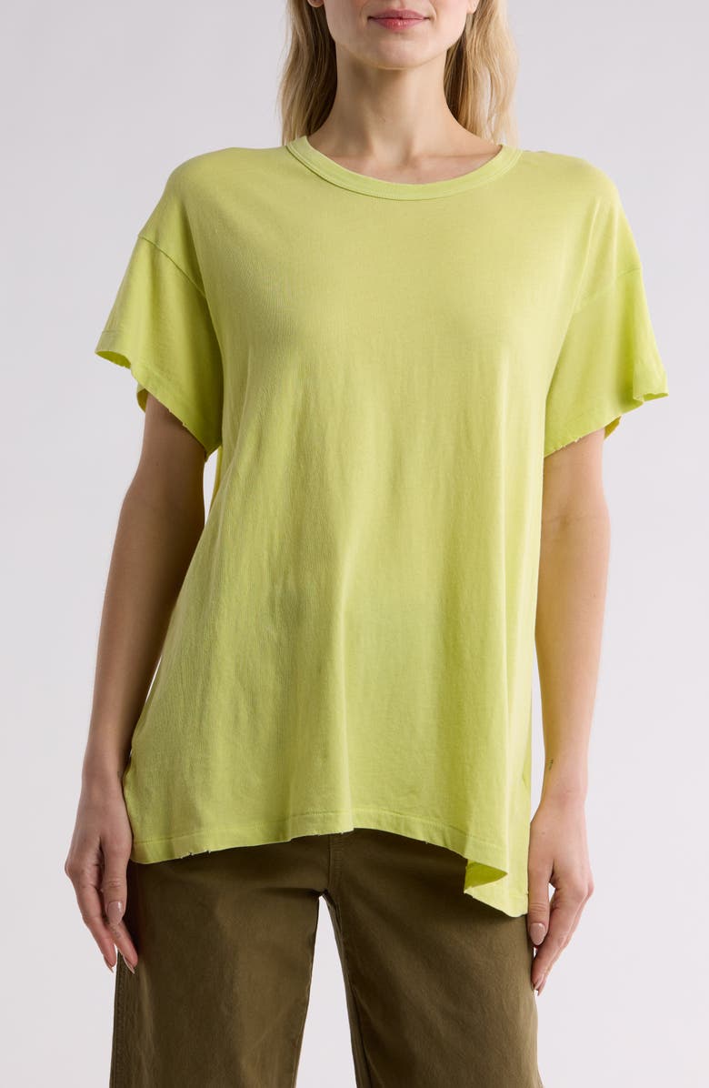 THE GREAT. Crewneck T-Shirt, Main, color, 