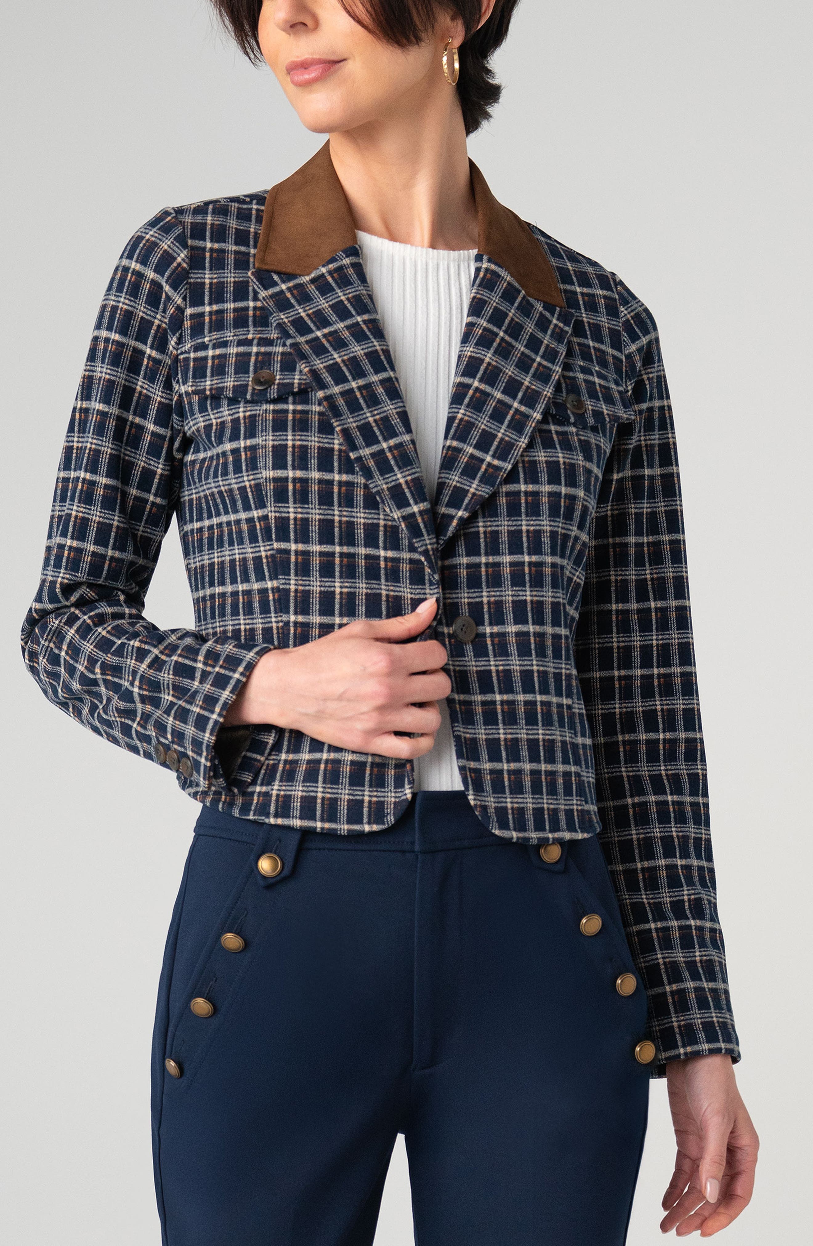 selected NAVY/ MULTI TARTAN