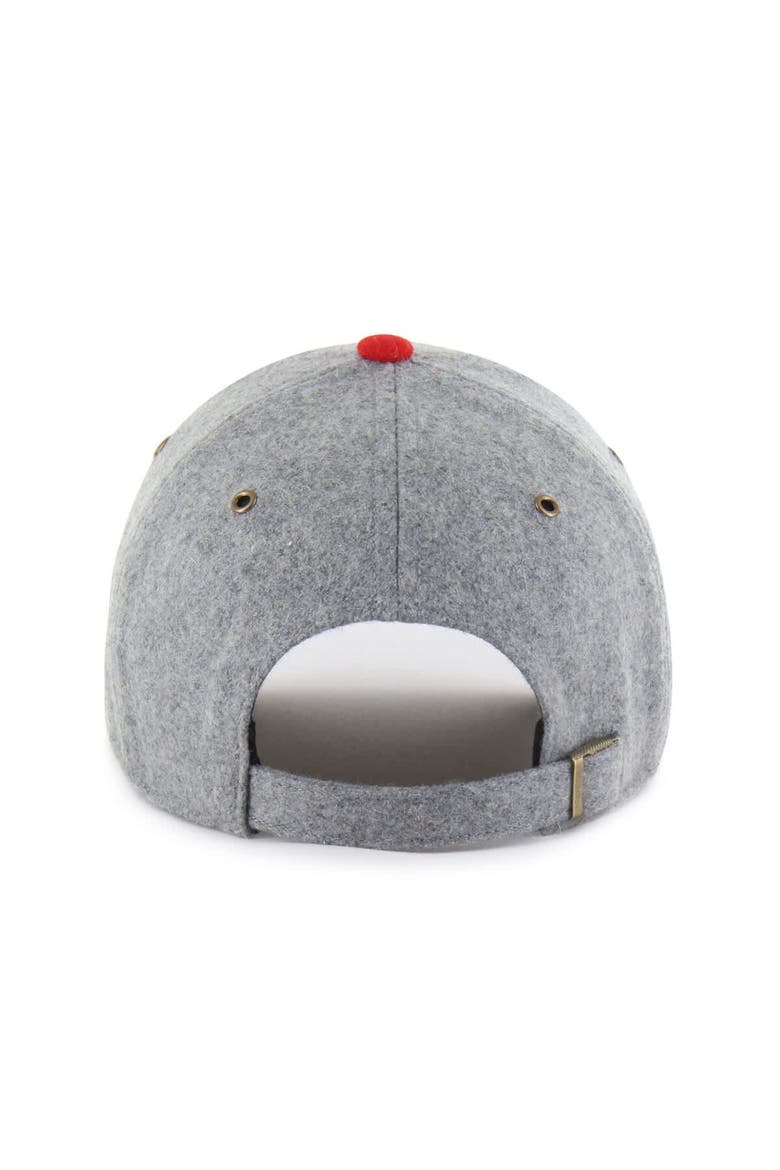 Men's '47  Gray Boston Red Sox Golden Age Wool Clean Up Adjustable Hat, Alternate, color, Gray