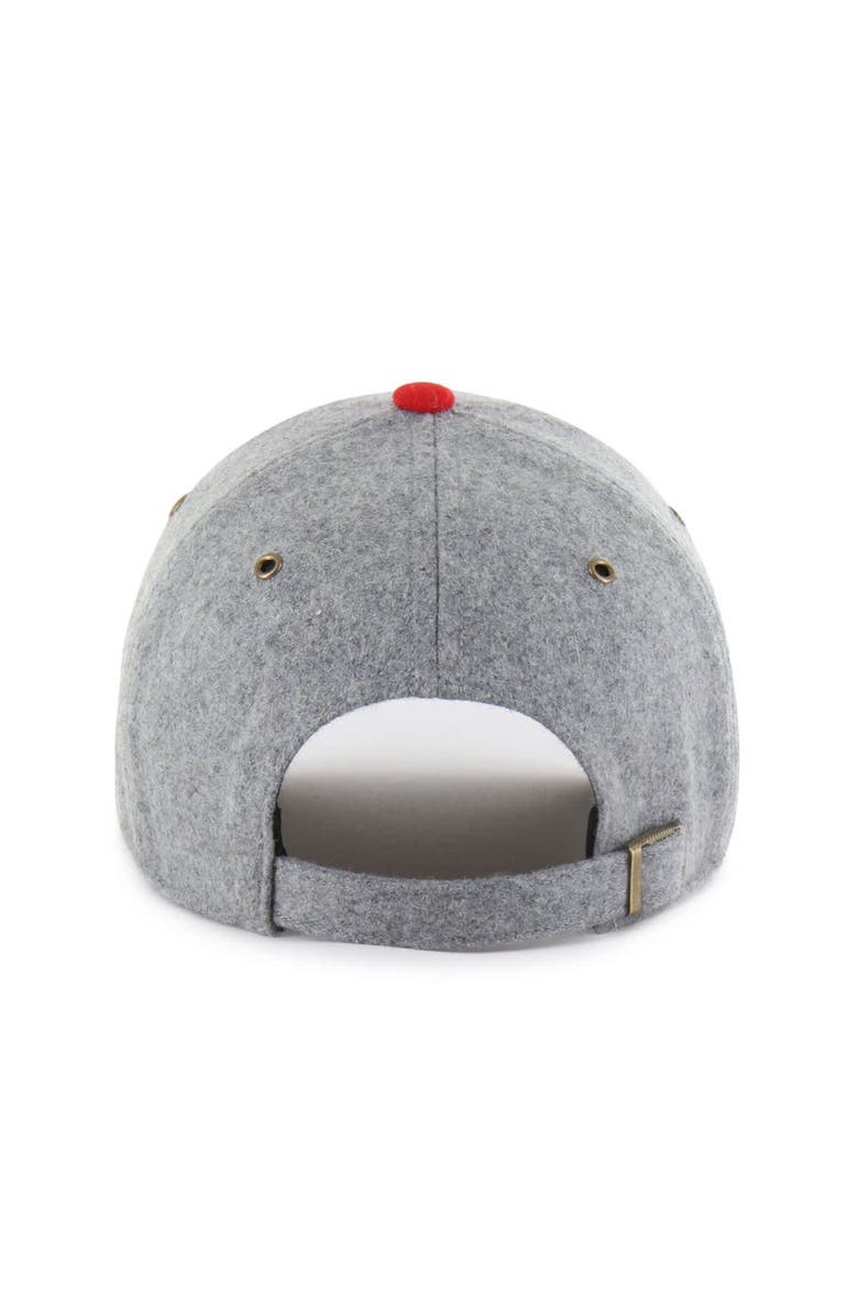 '47 Men's '47  Gray Boston Red Sox Golden Age Wool Clean Up Adjustable Hat, Alternate, color, Gray