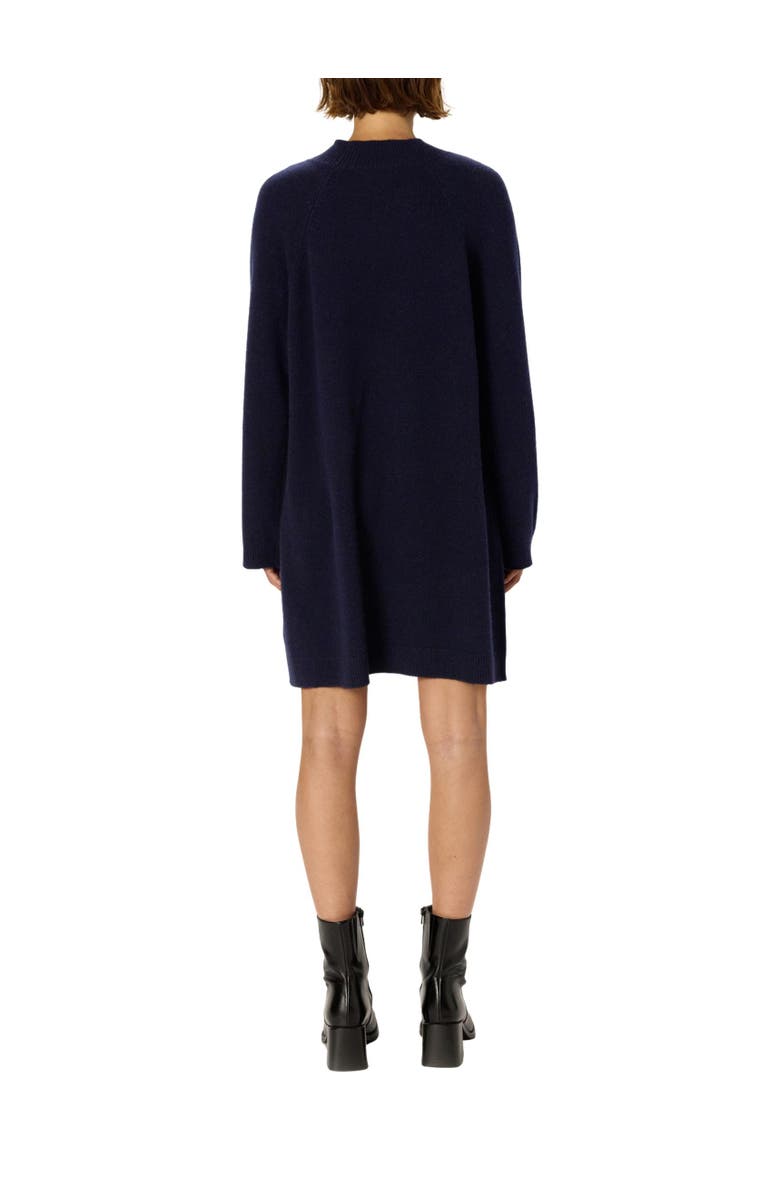 GERARD DAREL Lysan Long Sleeve Knitted Dress, Alternate, color, Navy Blue