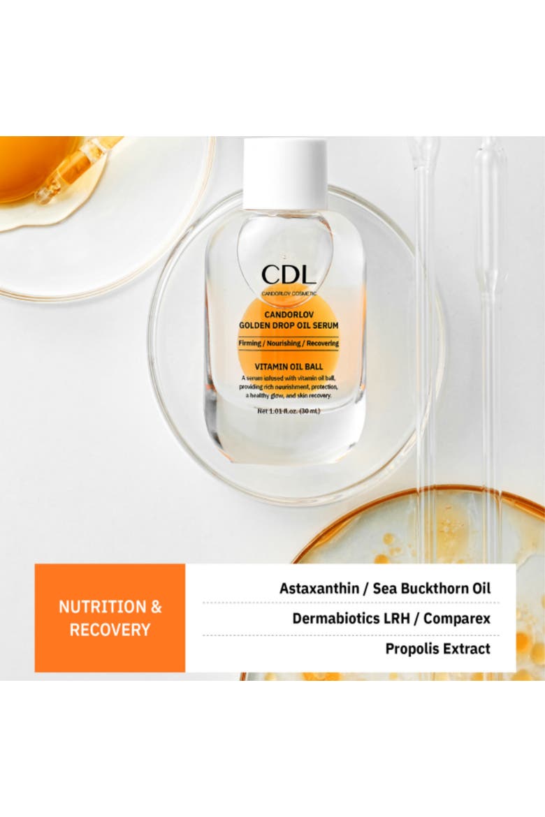 Hydrating Oil Serum with Propolis Sea Buckthorn Golden Drop 30mL, Alternate, color, Gold Yellow