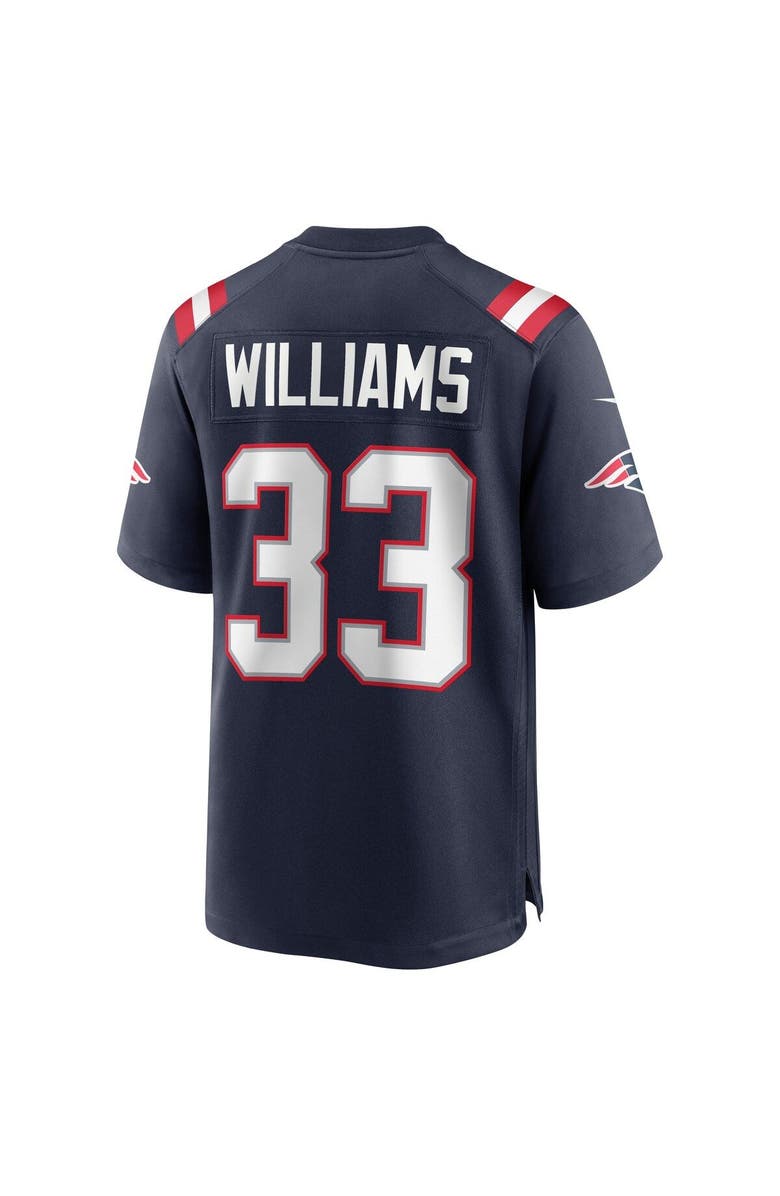 Nike Men's Nike Joejuan Williams Navy New England Patriots Game Jersey, Alternate, color, 