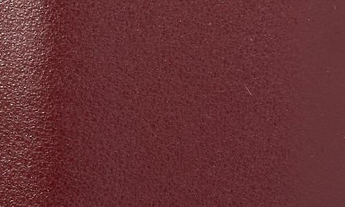 Khaite Smooth Saddle Leather Belt In Burgundy