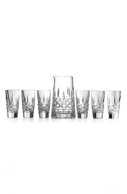 Waterford Lismore Pitcher & Shot Glass Set In No Color