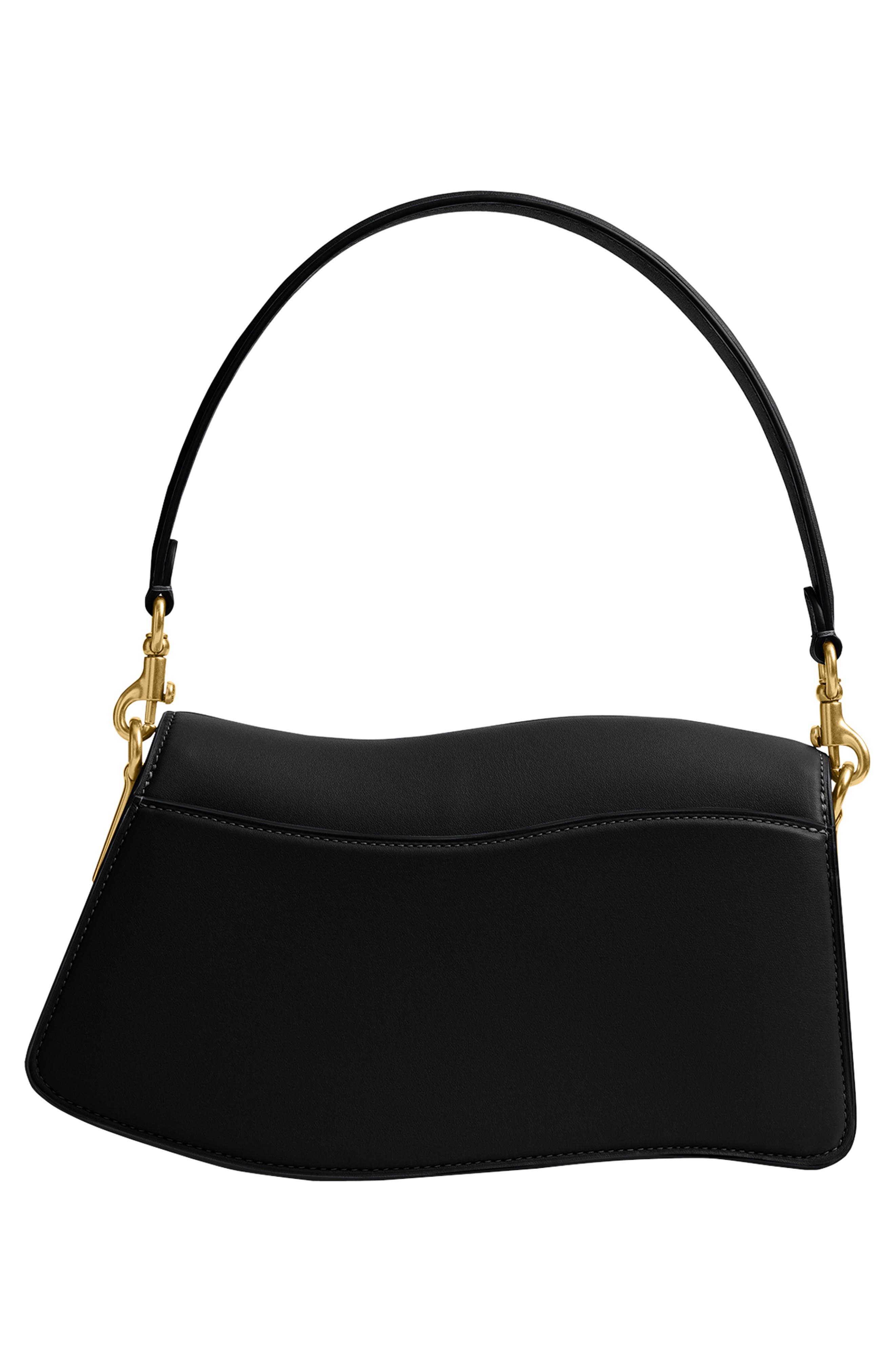 COACH Twisted Tabby Leather Shoulder Bag, Alternate, color, 