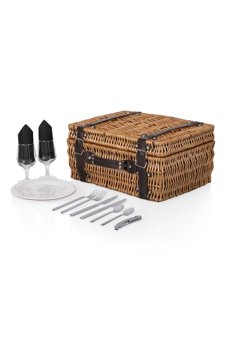 Champion Picnic Basket, Main, color, RED/ BLACK BUFFALO PLAID