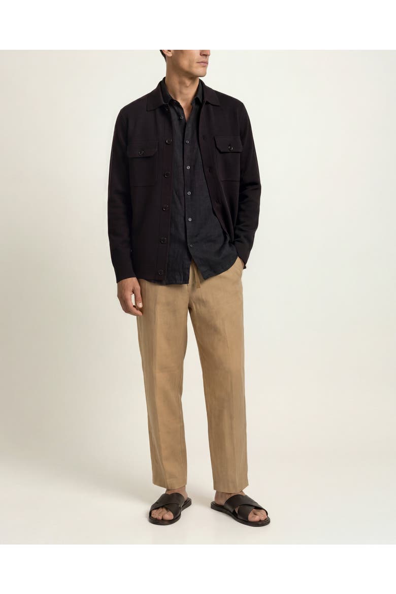 Brigg Merino Relaxed Merino Wool Jacket, Main, color, ESPRESSO