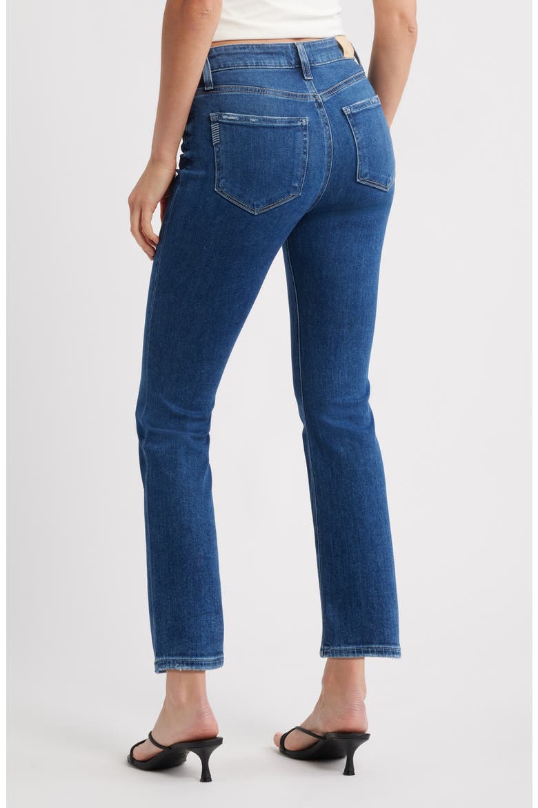 Cindy High Waist Ankle Straight Leg Jeans, Alternate, color, DRESDEN