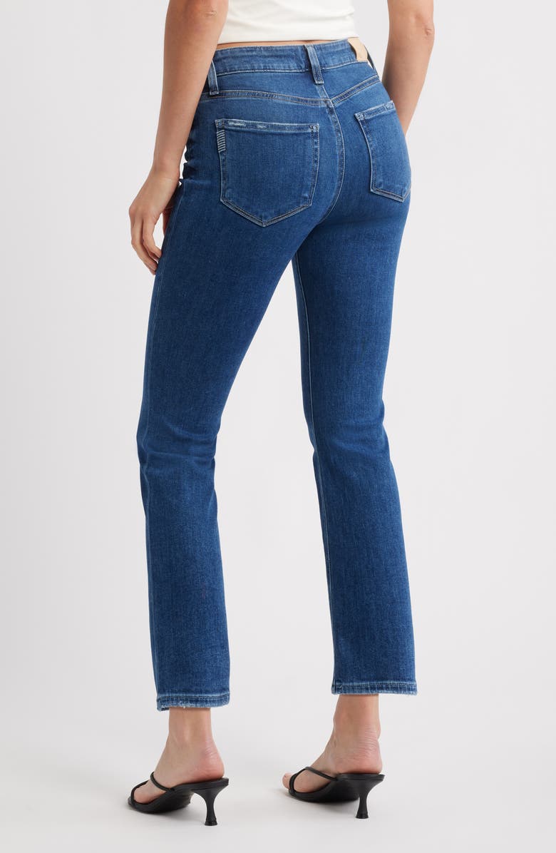 PAIGE Cindy High Waist Ankle Straight Leg Jeans, Alternate, color,
