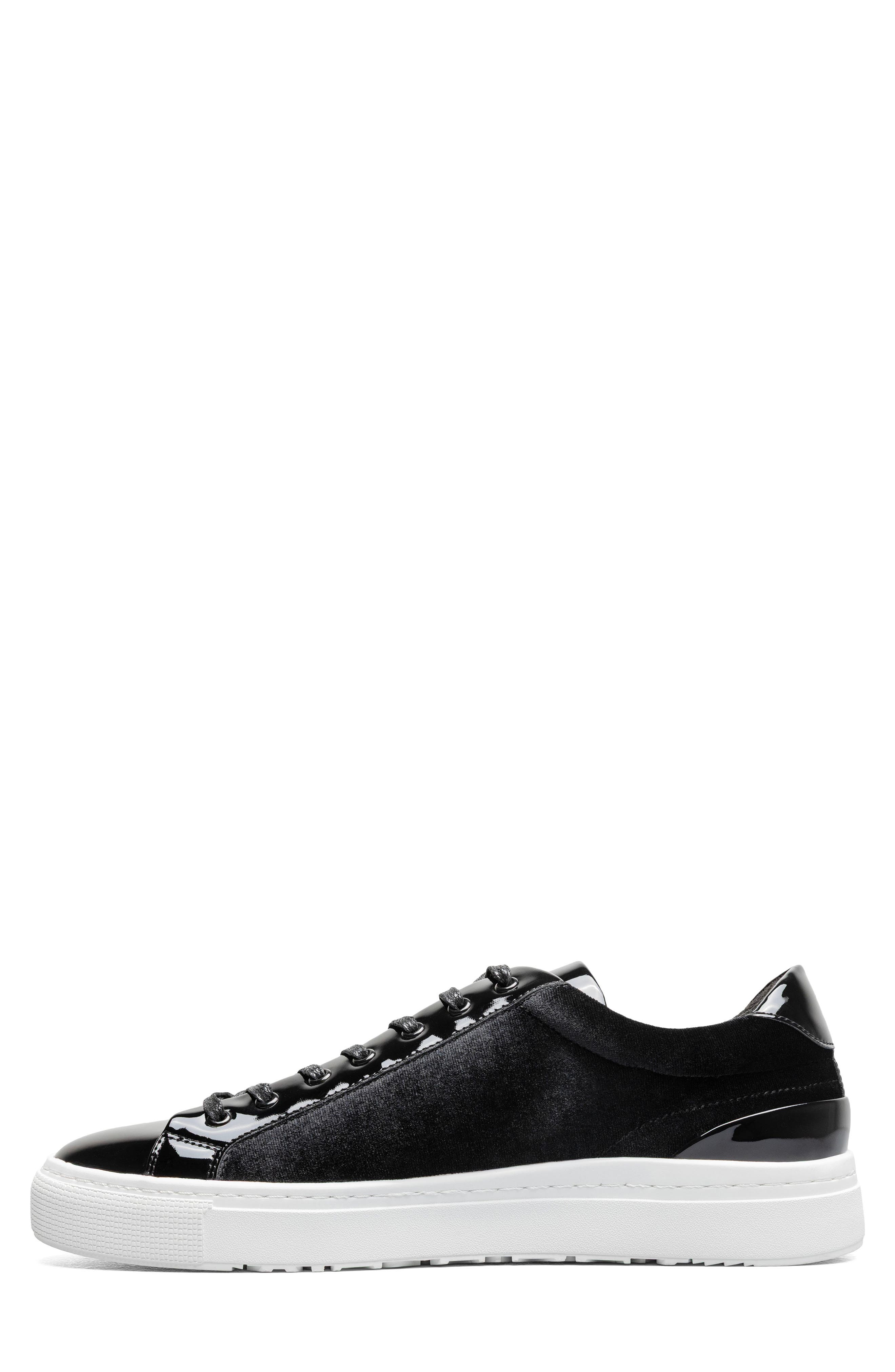 Dante Lace to Toe Sneaker, Alternate, color, BLACK