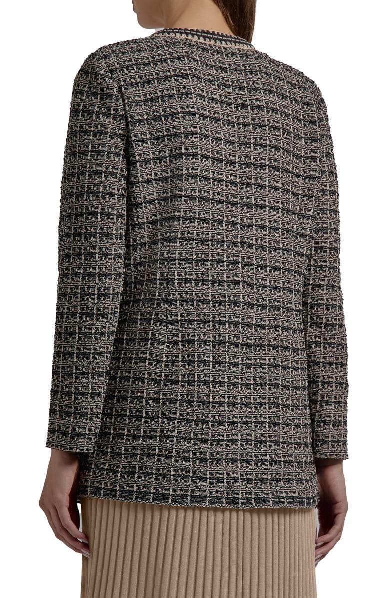 Misook Heritage Fit Tweed Jacket, Alternate, color, 