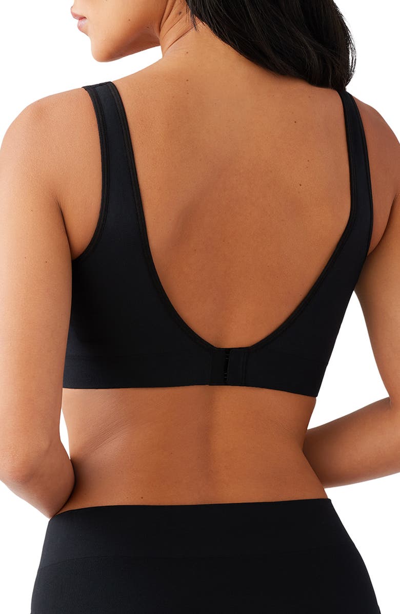 Wacoal Feeling Flexible Full Bust Bralette, Alternate, color, Black