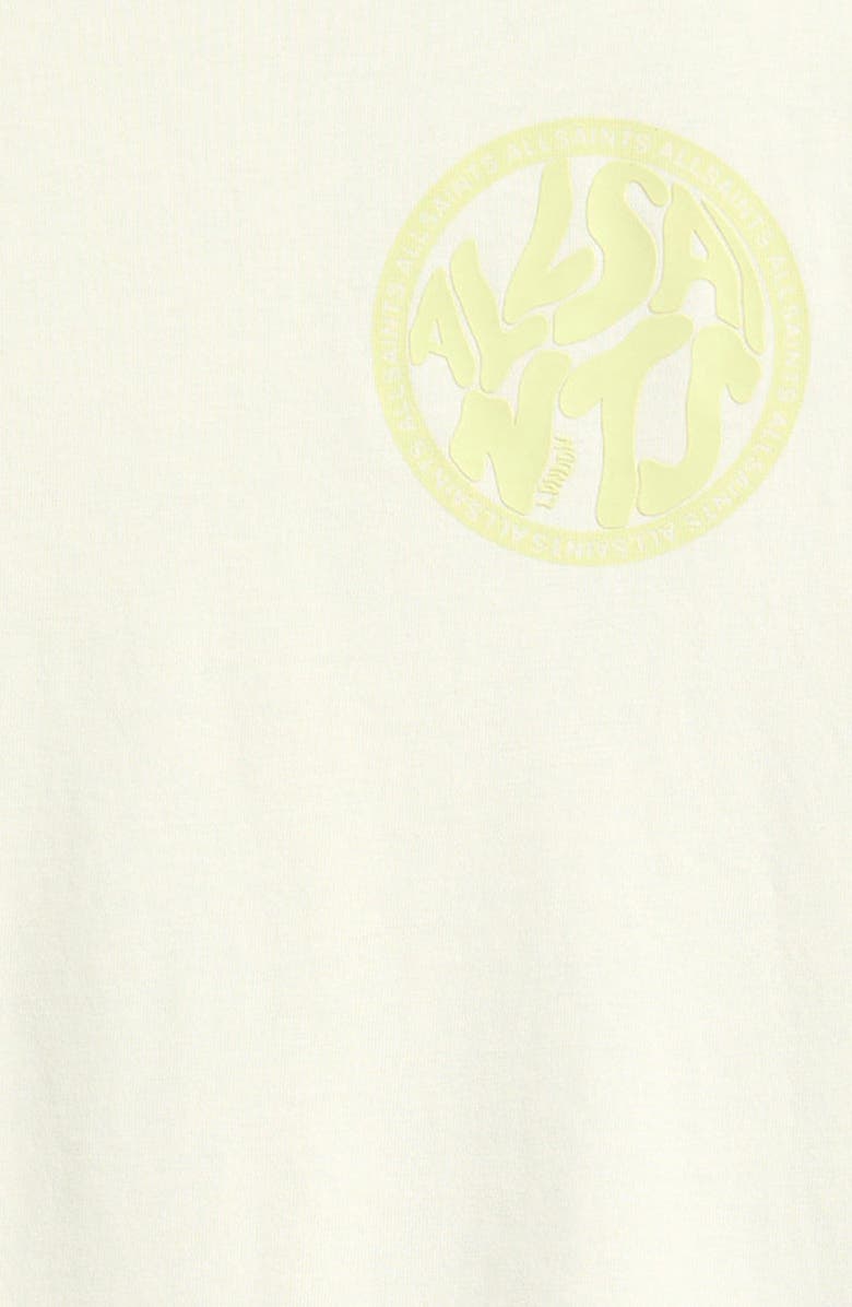 smALLSAINTS by ALLSAINTS Kids' Distortion Graphic T-Shirt & Drawstring Shorts Set, Alternate, color, White