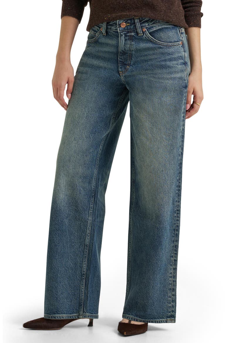 Rider Loose Straight Leg Jeans, Main, color, FREEDOM REIGN