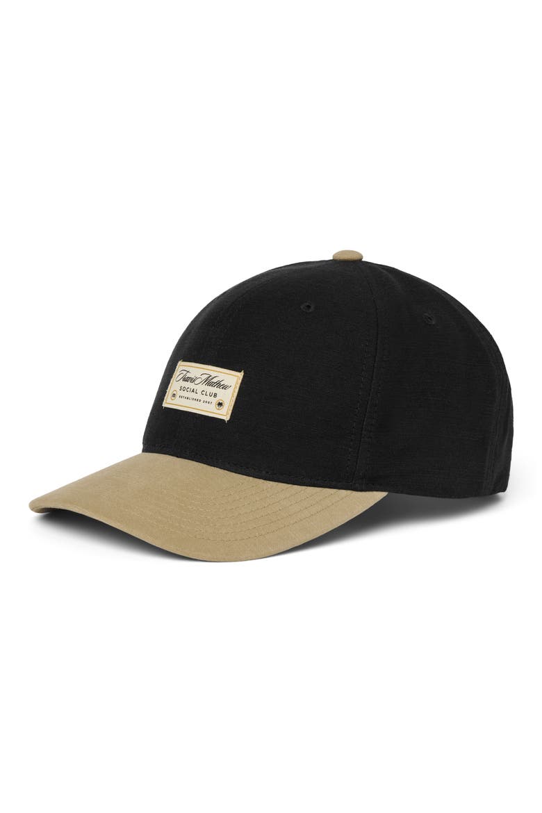 Social Club Snapback Baseball Cap, Main, color, BLACK