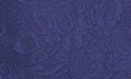 Nzt By Nic+zoe Lace Knit Cotton T-shirt In Dusk
