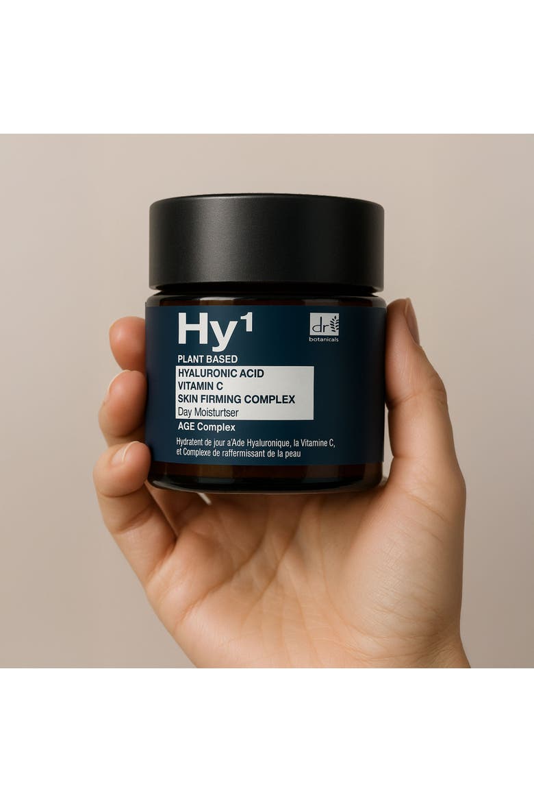 Hyaluronic Acid 1% & Vitamin C 1% & Skin Firming Complex 1% Day Moisturizer 60ml for Dryness, Fine Lines & Wrinkles, Alternate, color, White