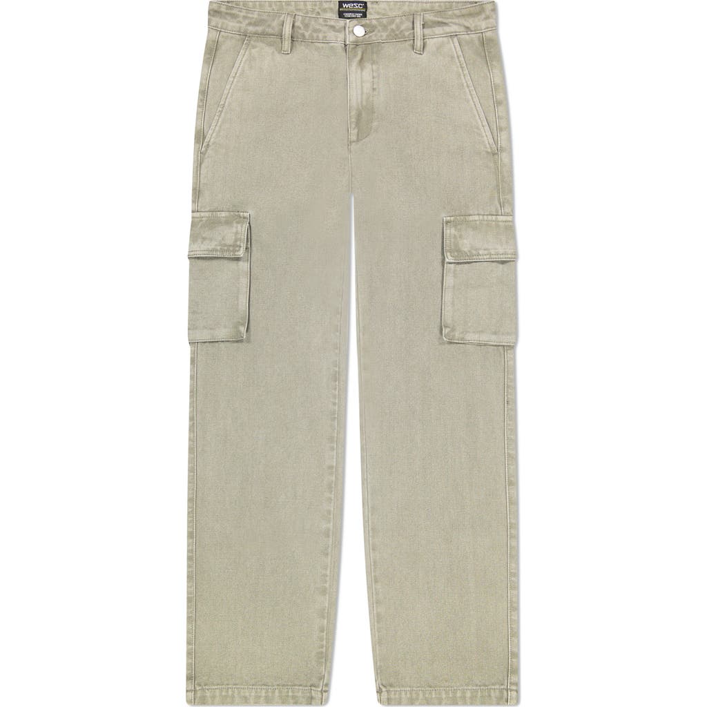 Wesc Canvas Cargo Pants In Green