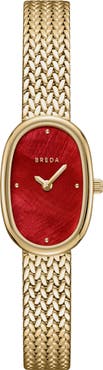 BREDA Jane Tethered Mesh Strap Watch, 18mm x 25mm