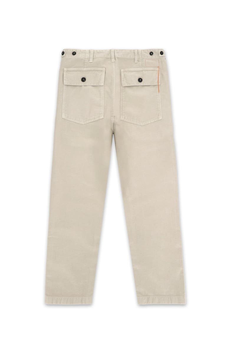 Newfatigue Moleskin Fatigue Trousers, Alternate, color, Cream