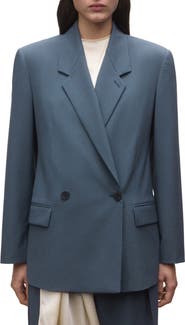 MANGO Double Breasted Suit Jacket