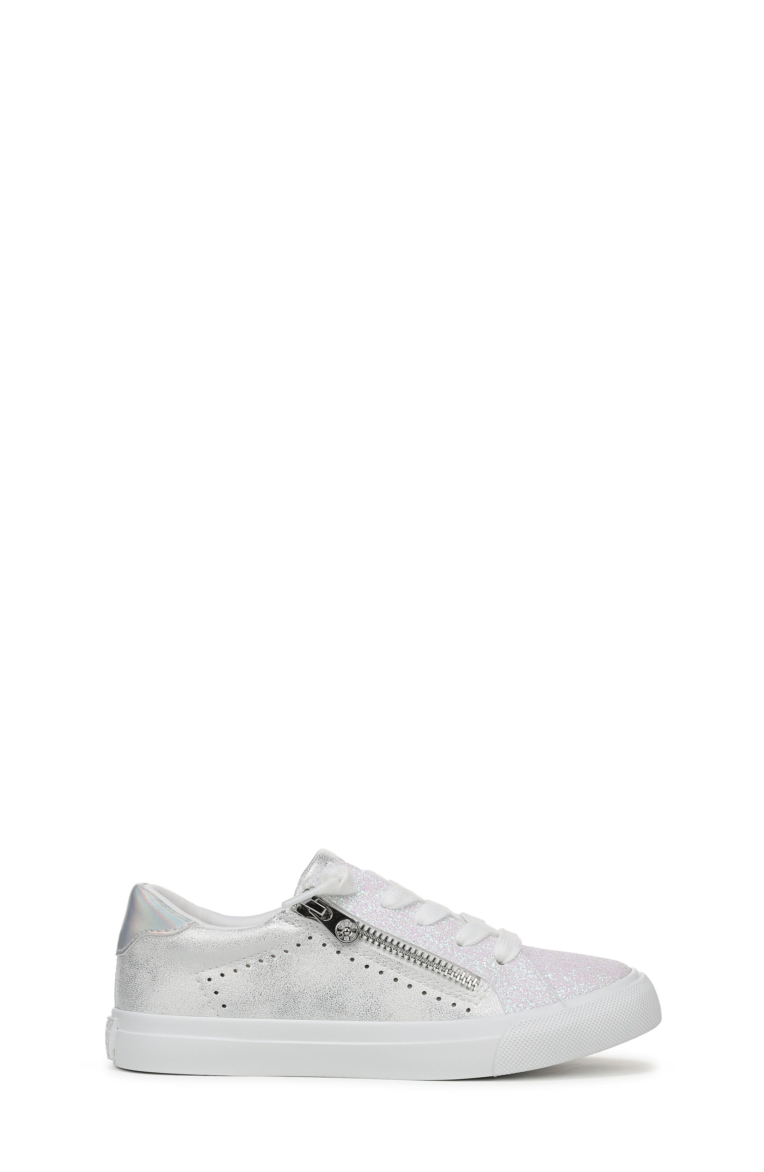 Kids' Perfect Glitter Sneaker, Alternate, color, WHITE