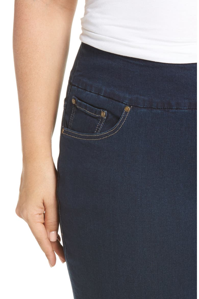 Jeans Paley Pull-On Bootcut Jeans, Alternate, color, MED INDIGO