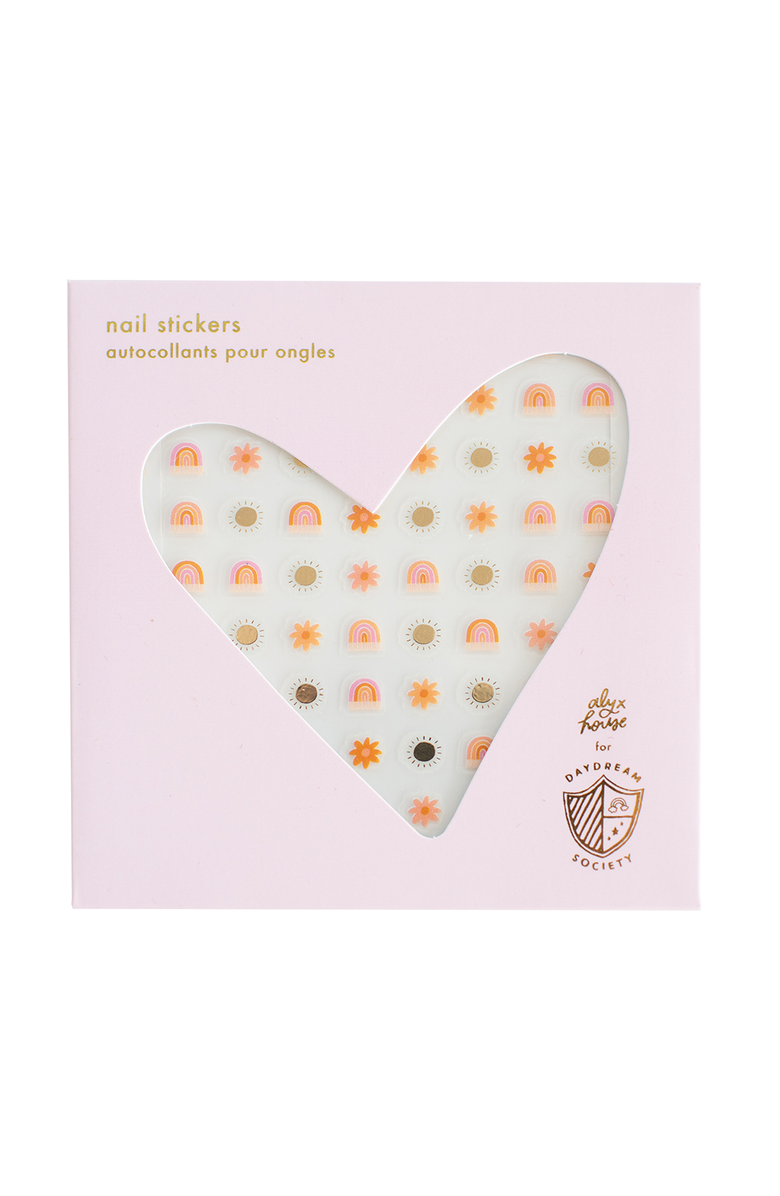 Daydream Society Boho Rainbow Nail Stickers, Main, color, 