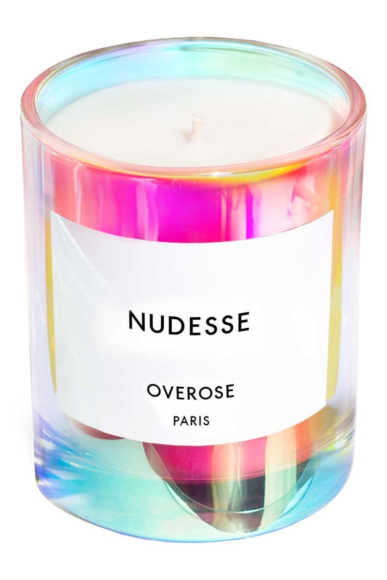Holographic Nudesse Candle, Main, color, NO COLOR