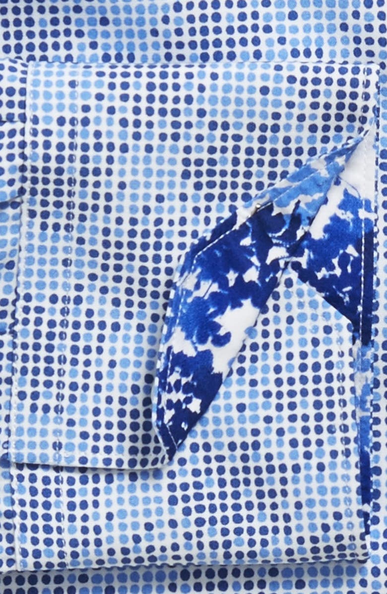 Bugatchi Classic Fit Sport Shirt, Alternate, color,