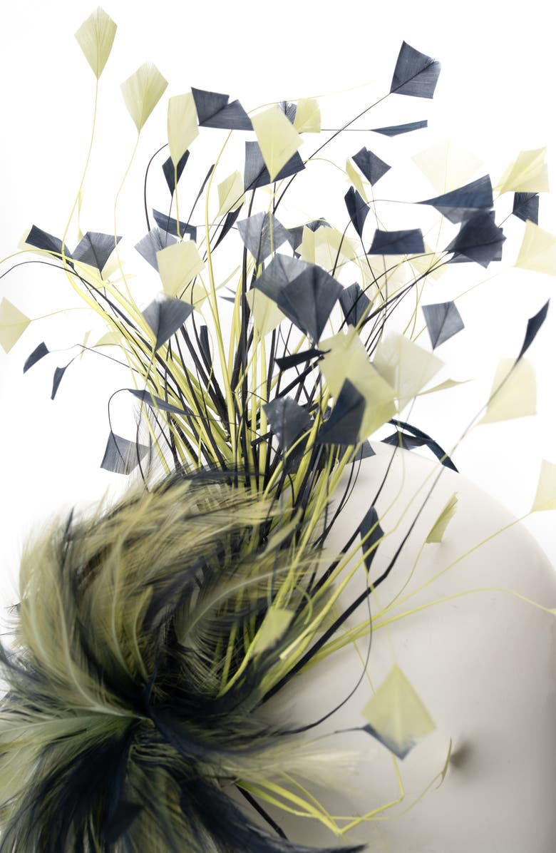 Collection XIIX Multicolored Feather Fascinator, Alternate, color,