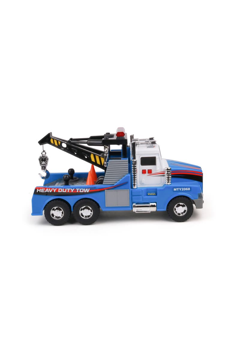 Motorized Tow Truck Toy, Alternate, color, Multicolored
