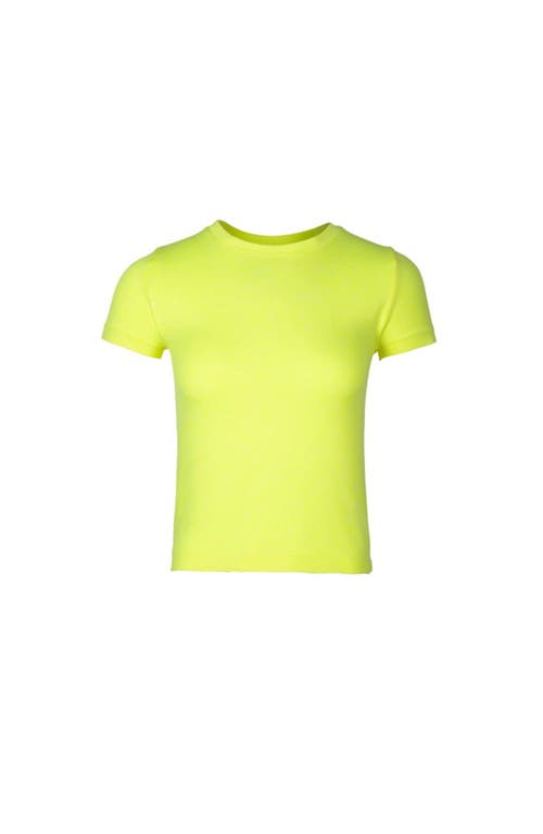 Vitality Energy Crew Tee In Yellow