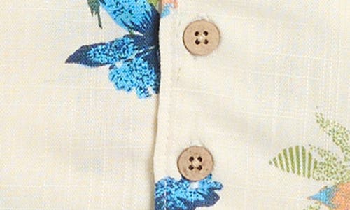 Volcom Cabana Button-up Shirt & Shorts Set In Off White