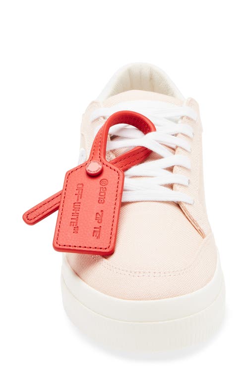 Off-white New Low Vulcanized Canvas Sneakers In Pink
