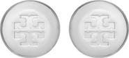 Tory Burch Icon Round Stud Earrings